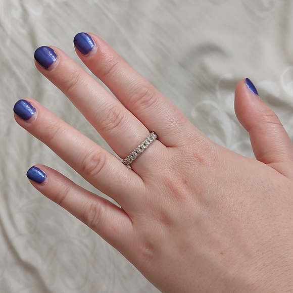 Cuban Ring Sterling Silver 💍 - Picture 2 of 4